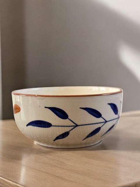 Autumn blue brown individual bowl