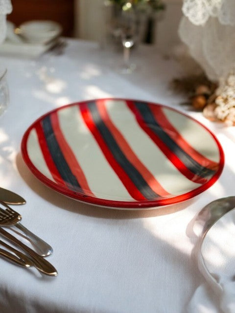 Crimson Earth Dinner Plate