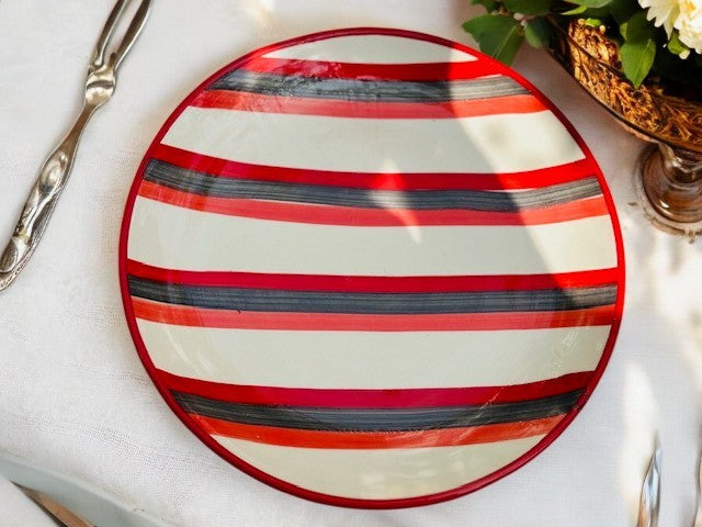 Crimson Earth Dinner Plate