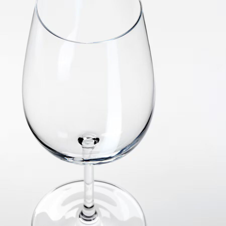 Chatsworth Clear Glass Wine Glasses - Set of 6