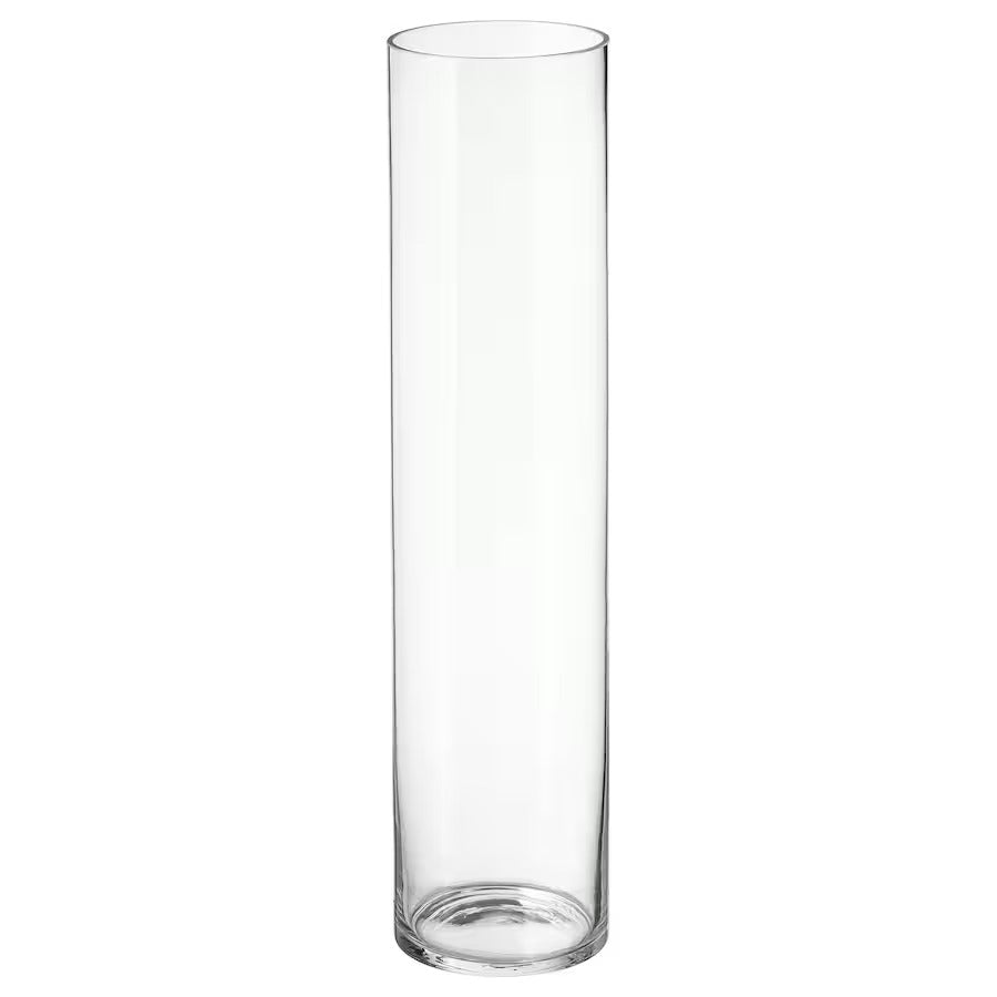 Chatsworth Collection Cylindrical Glass Vase– 68 cm