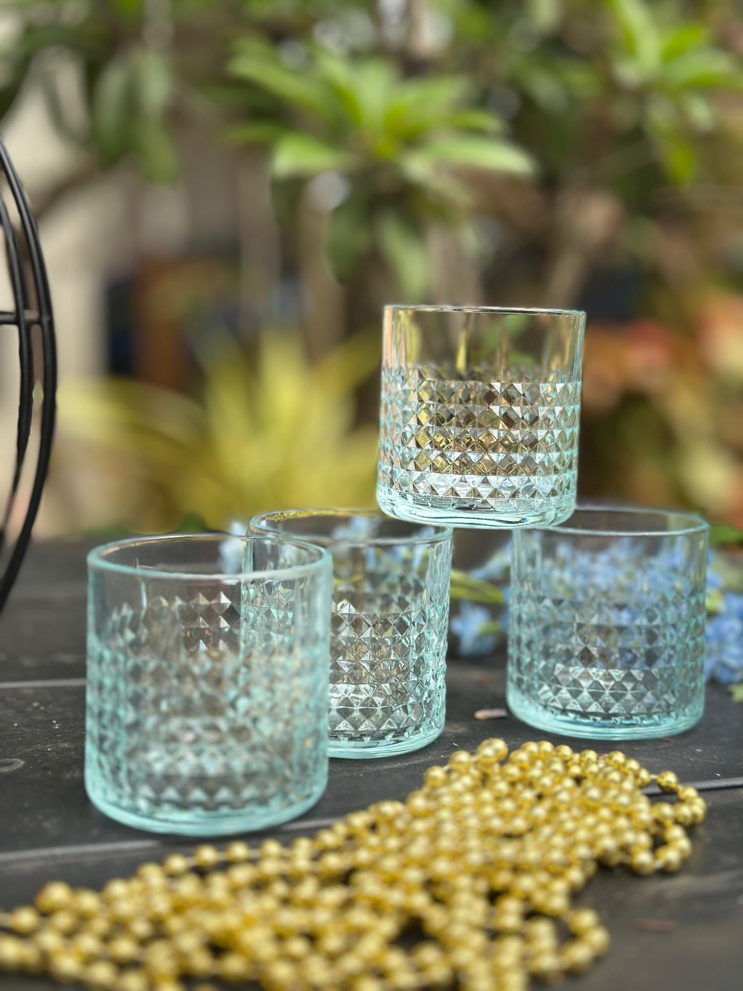 Chatsworth Whiskey Glass - Lattice Design