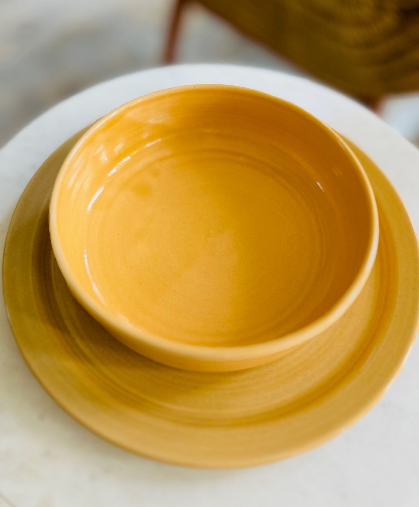 Pasta Dish | 8 inches | Sunshine Yellow