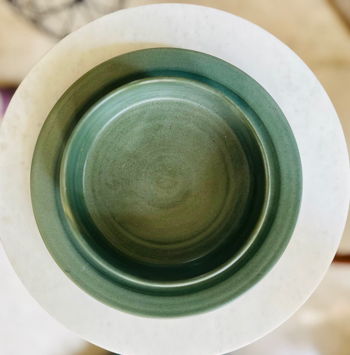 Pasta Dish | 8 inches | Rustic Green