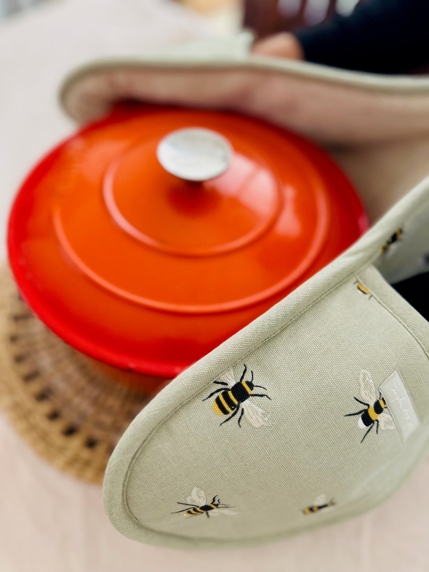 Double oven glove | Bee Print