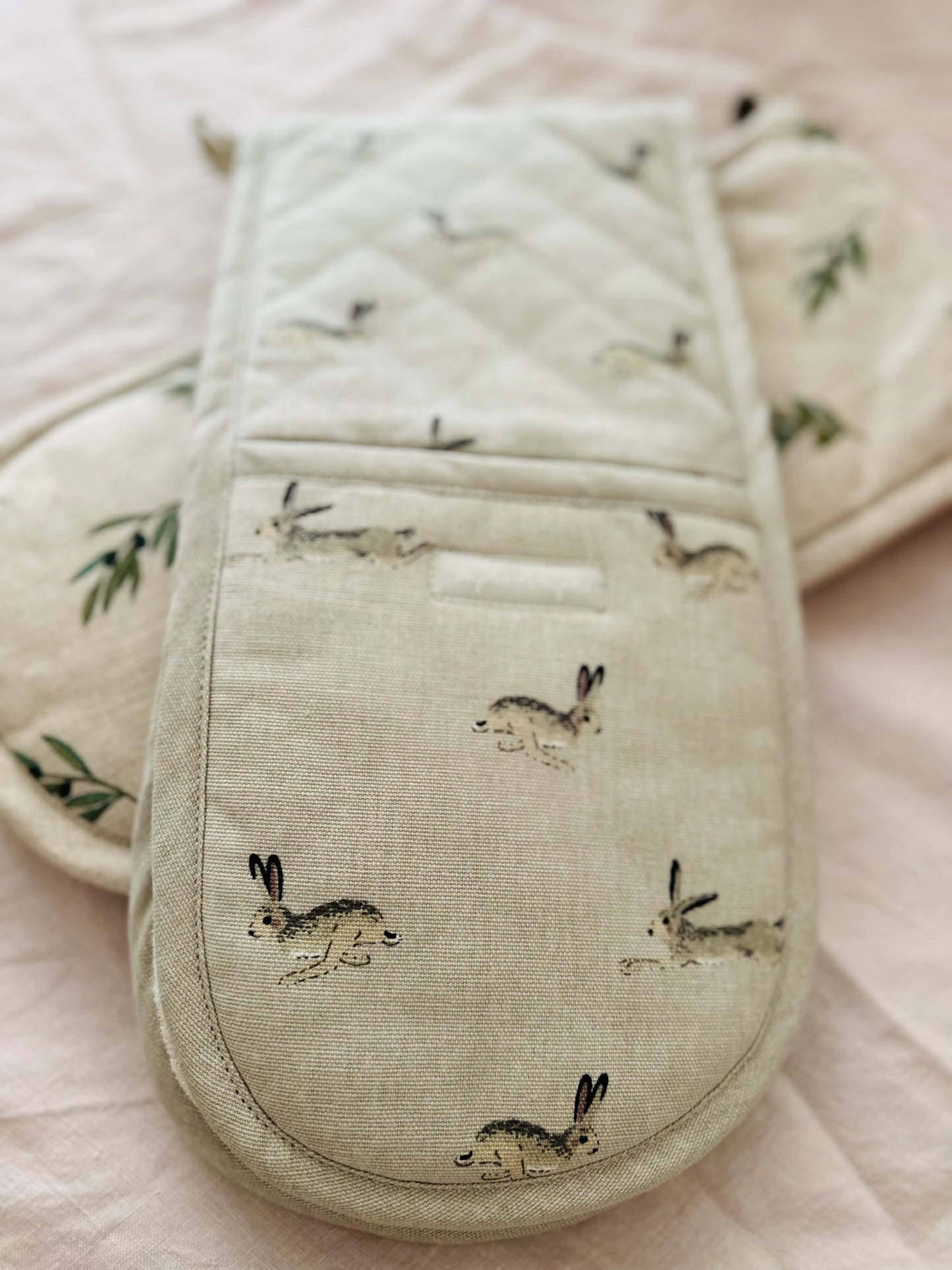 Double oven glove | Rabbit Print