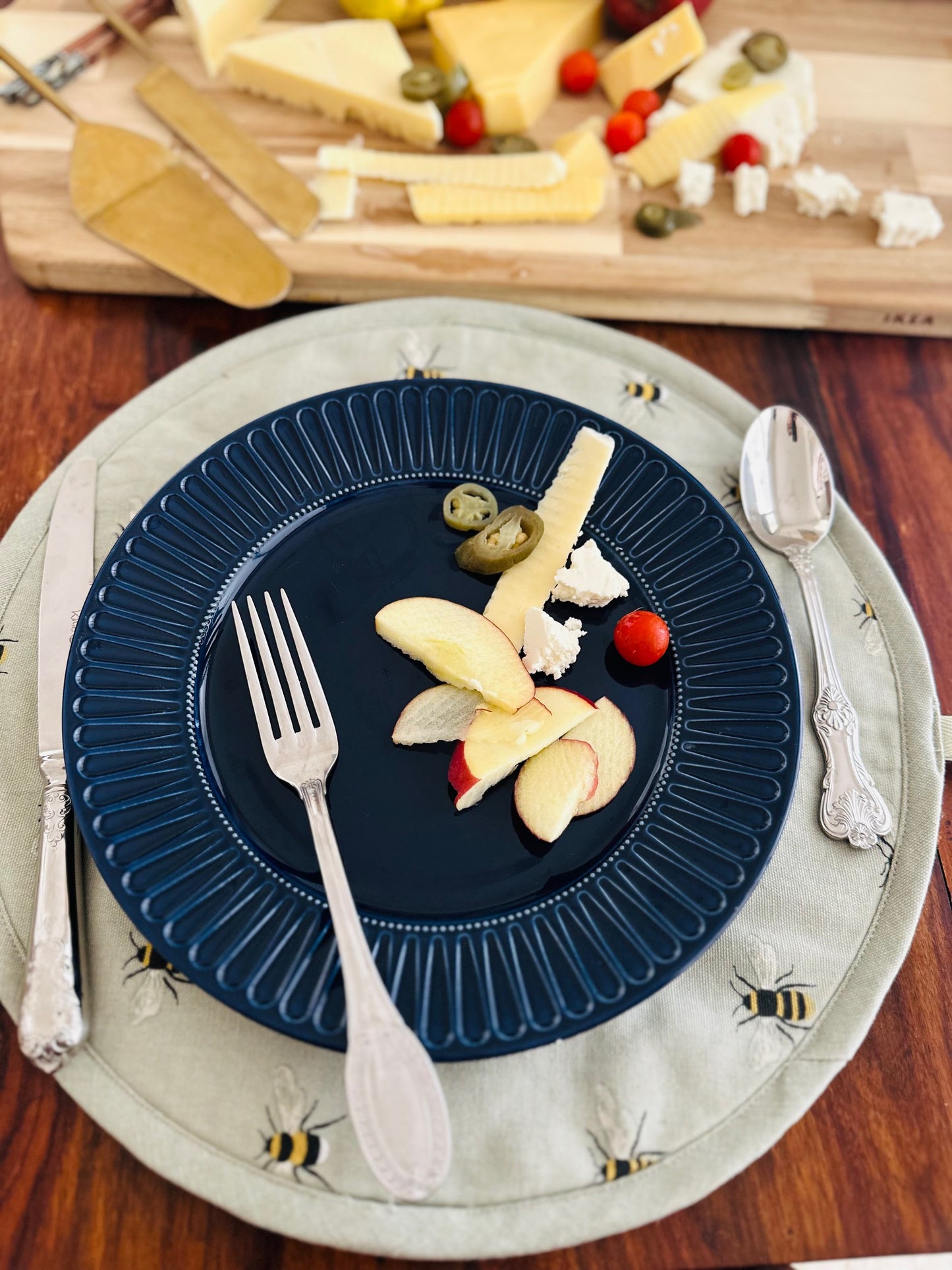Table Mat | Padded | Circular | Set of 4