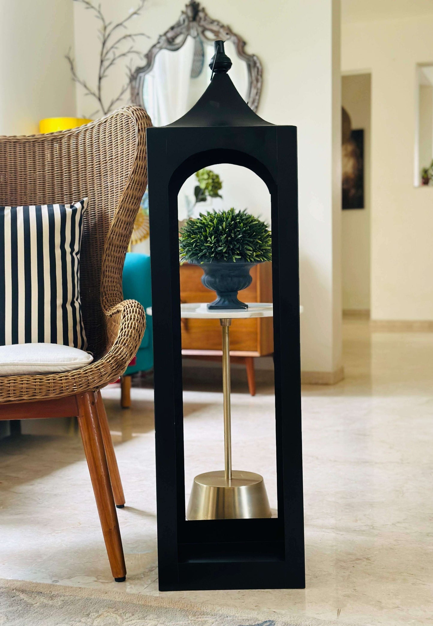 Old Manor Outdoor Metal Lantern