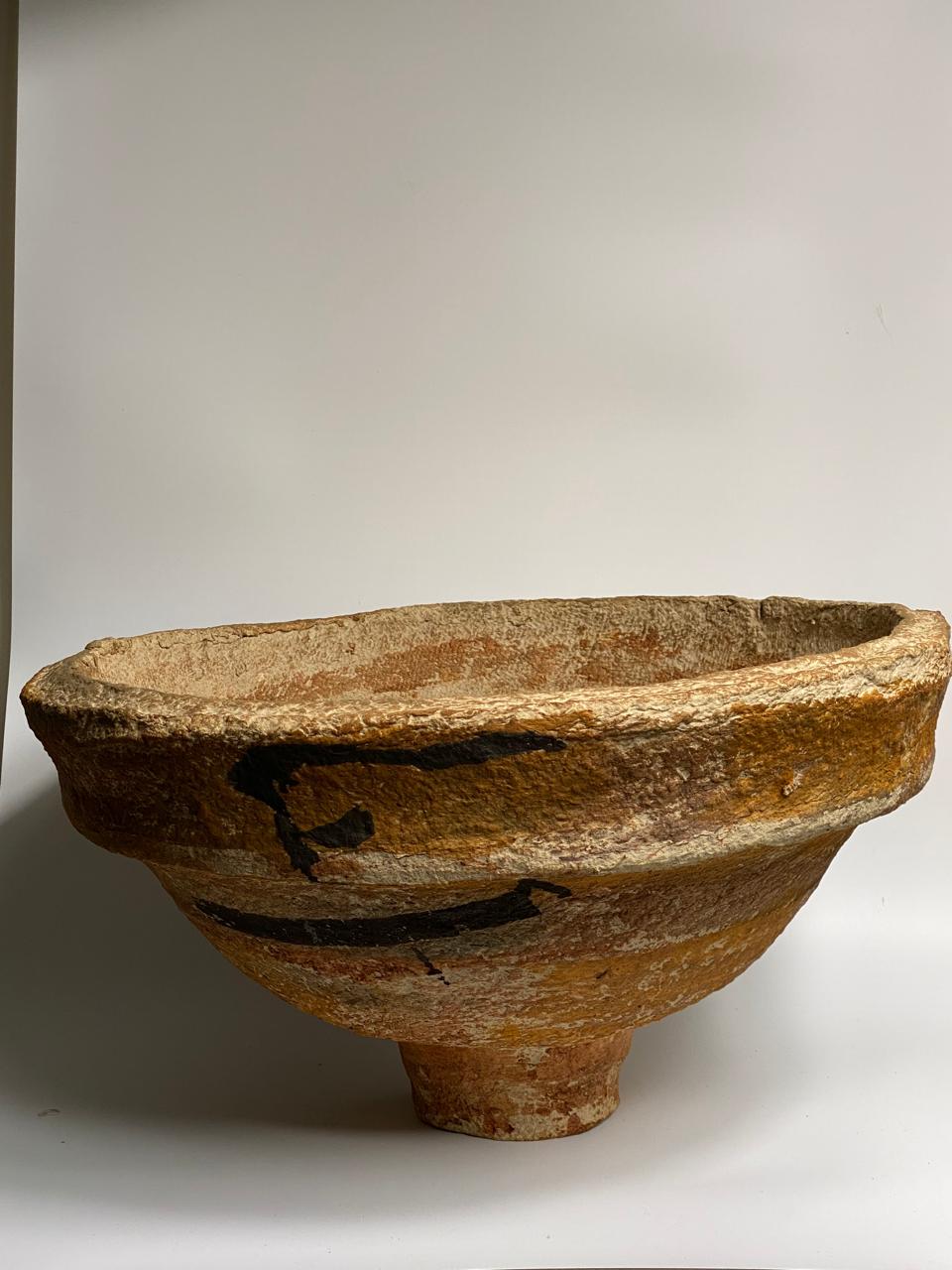 Cypriot Papier-Mâché Decorative Bowl