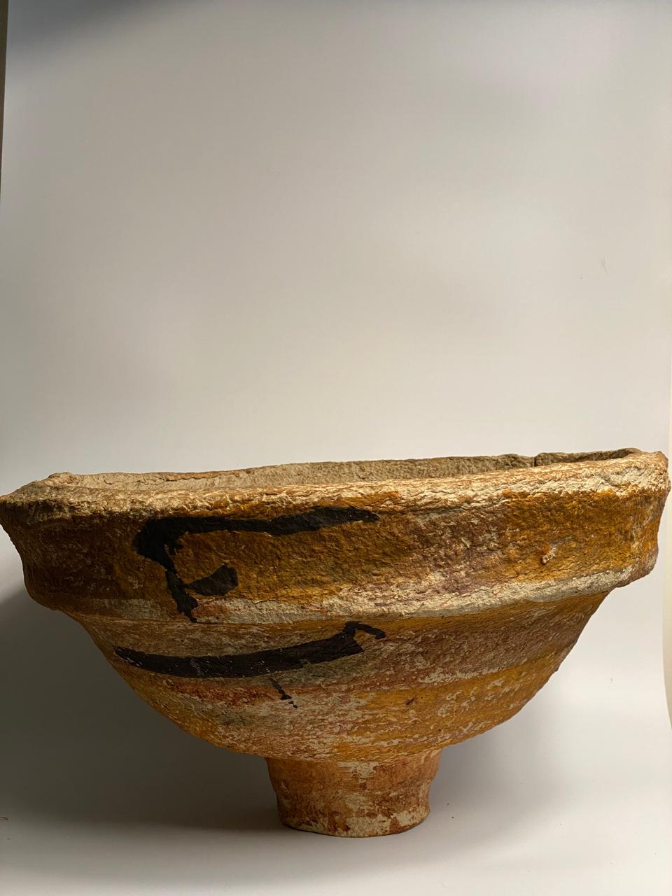 Cypriot Papier-Mâché Decorative Bowl