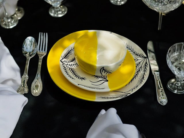 Sunshine Yellow Dinner Plate