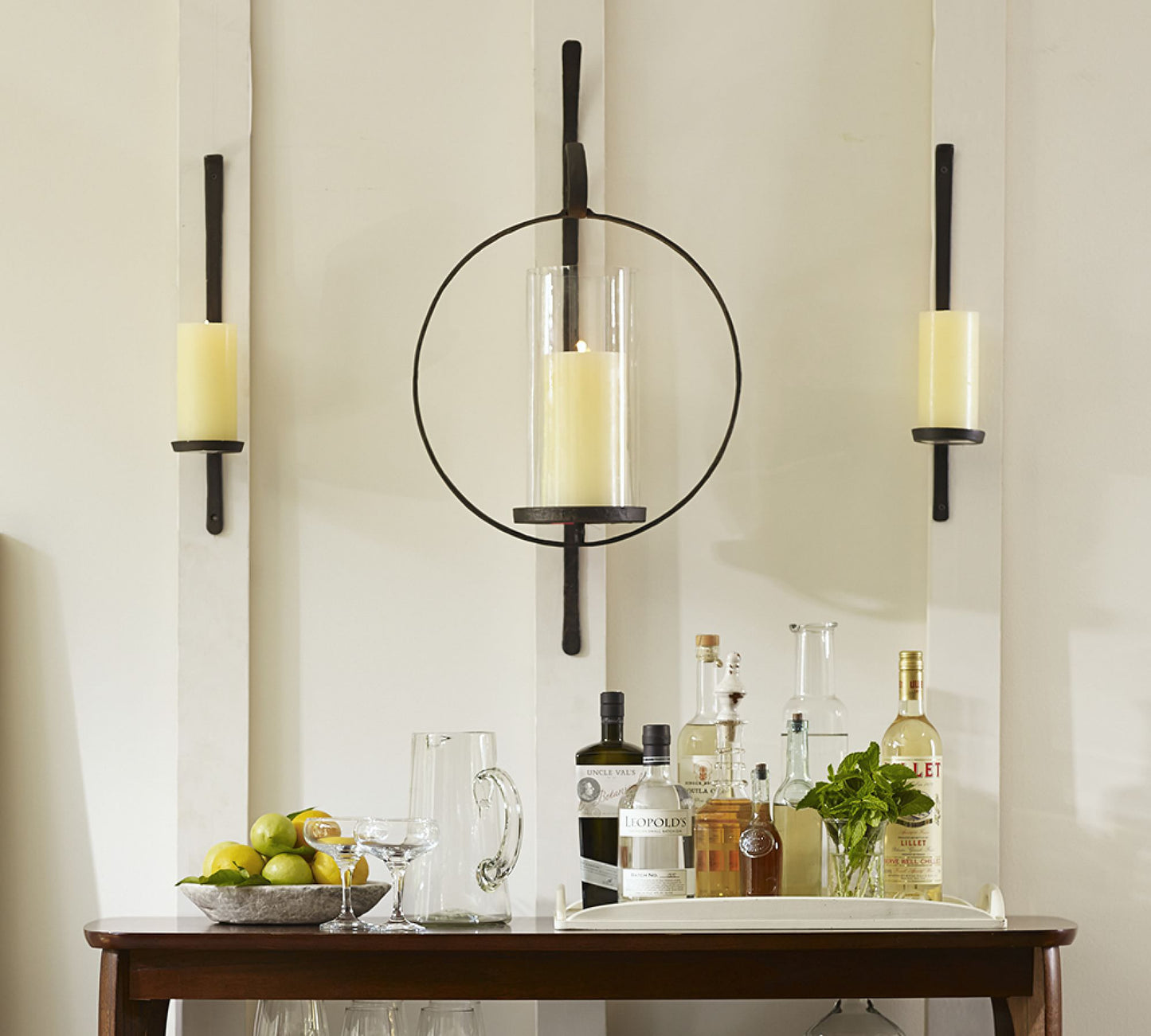 Artisanal Wall-Mount Candle Holder - Minimal