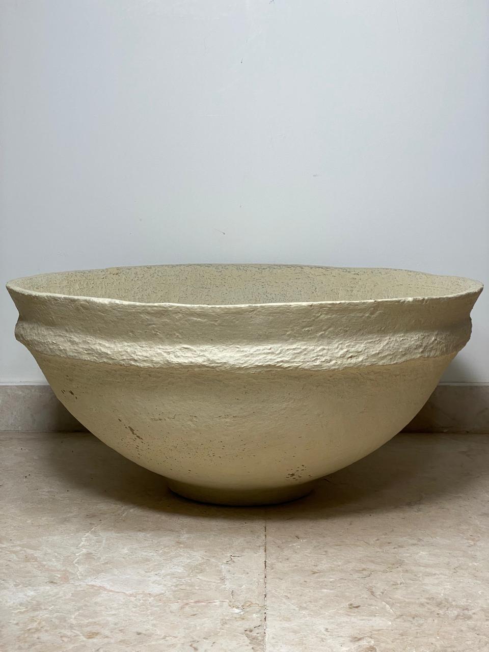cypriot papier mache bowl