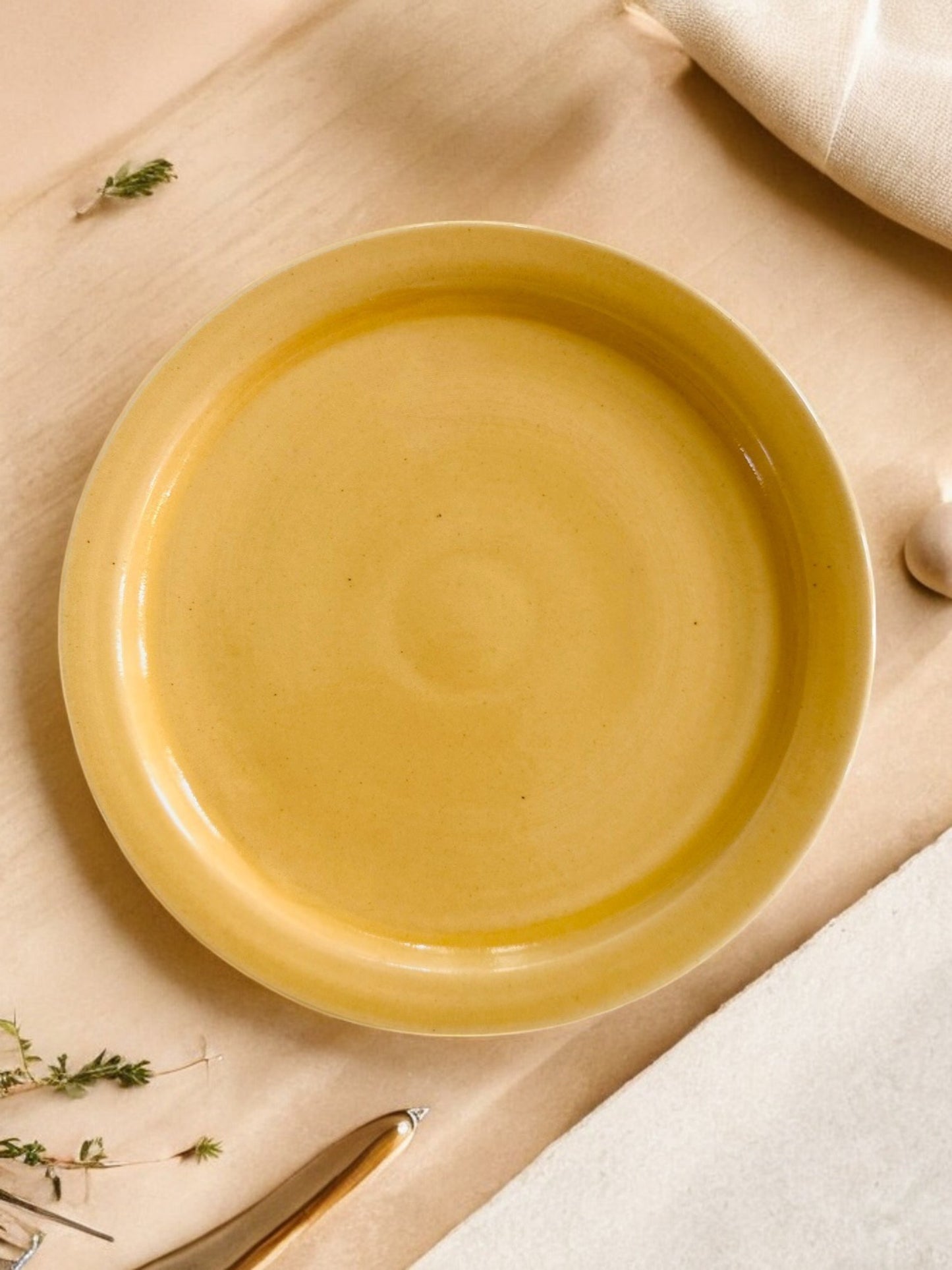 Side Plate | 8 inches | Sunshine Yellow